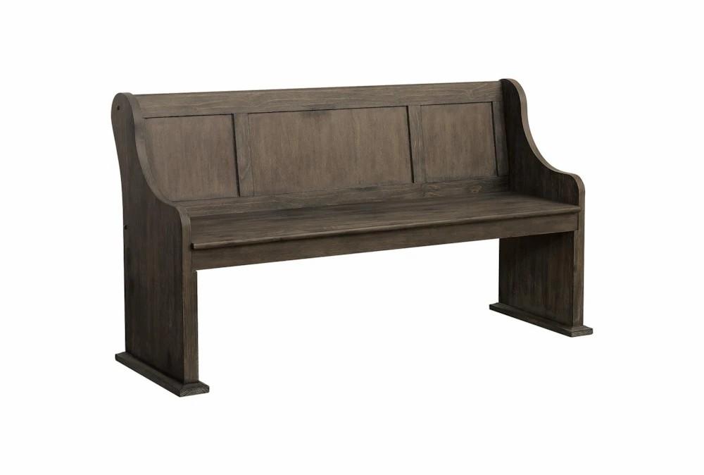 Benches |   Buckley Brown Traditional Pew Bench Bench With Back Benches Benches