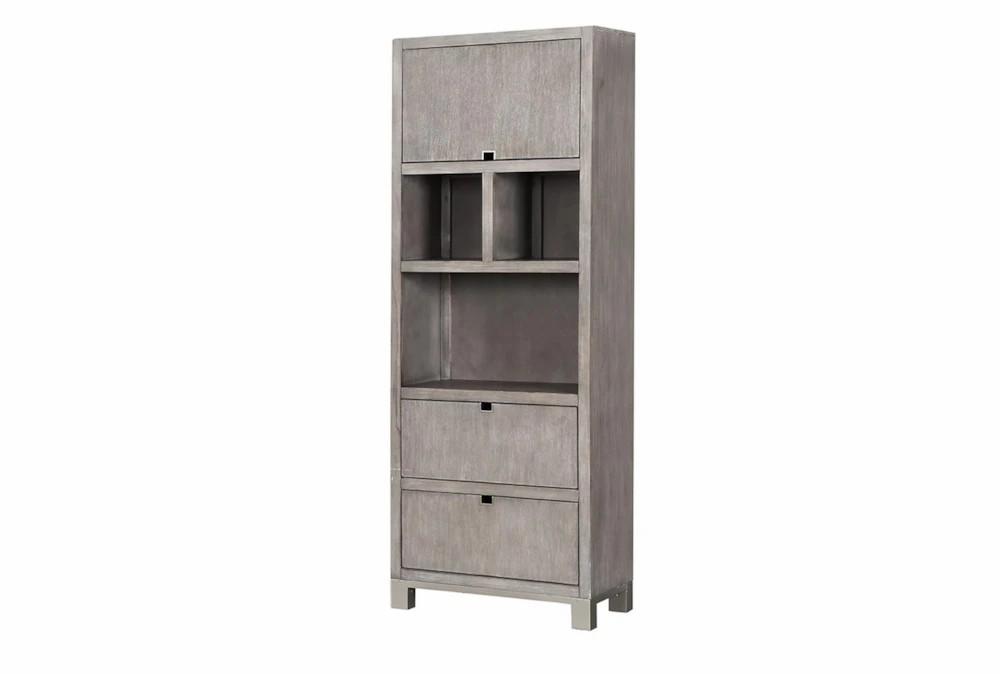 Bookcases |   36″ Modern Grey Wood 3 Drawer 3 Shelf Bookcase Bookcases Bookcases