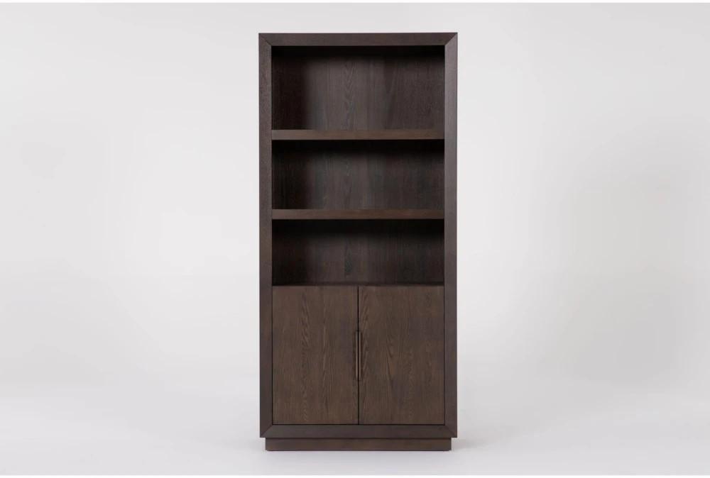 Bookcases |   Pierce Espresso 76″ Bookcase with Doors Bookcases Bookcases