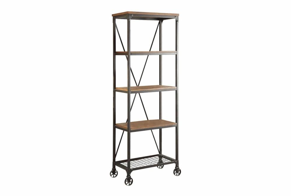 Bookcases |   Tenino Brown 74″ Etagere Bookcase Bookcases Bookcases