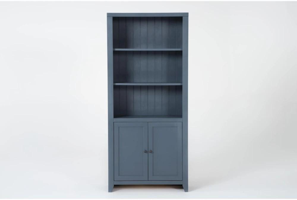 Bookcases |   Westlawn 72″ Blue Bookcase With Doors Bookcases Bookcases