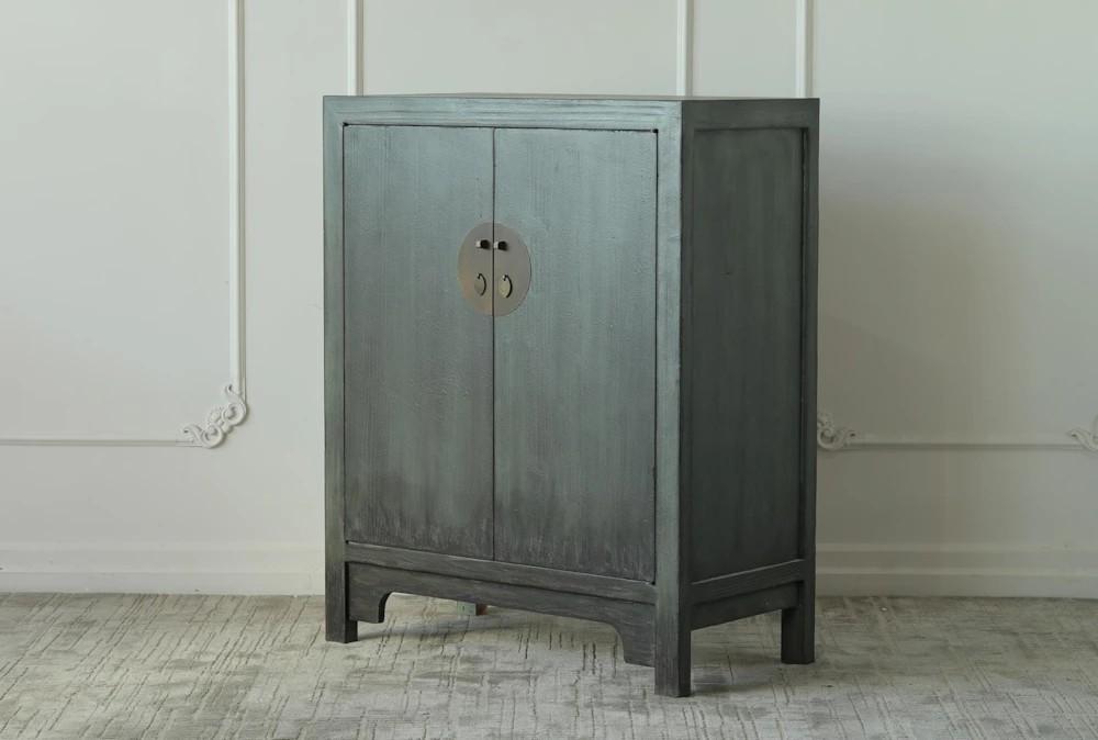 Cabinets + Chests |   Antique Green Reclaimed Pine 2 Door Cabinet Cabinets + Chests Cabinets + Chests