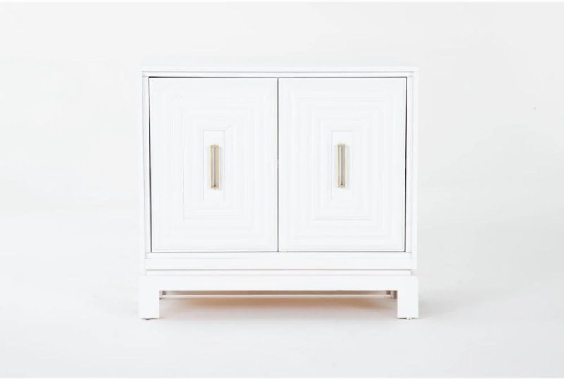 Cabinets + Chests |   Arras White Accent Cabinet Cabinets + Chests Cabinets + Chests