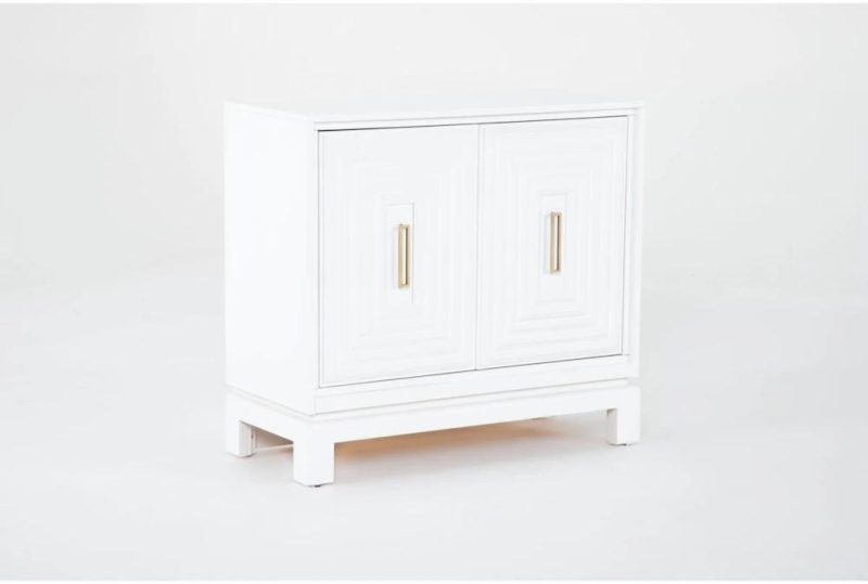 Cabinets + Chests |   Arras White Accent Cabinet Cabinets + Chests Cabinets + Chests