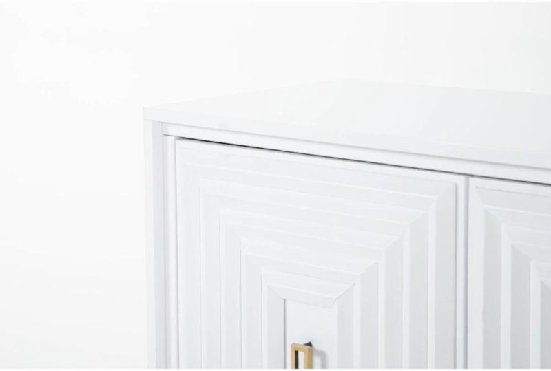 Cabinets + Chests |   Arras White Accent Cabinet Cabinets + Chests Cabinets + Chests