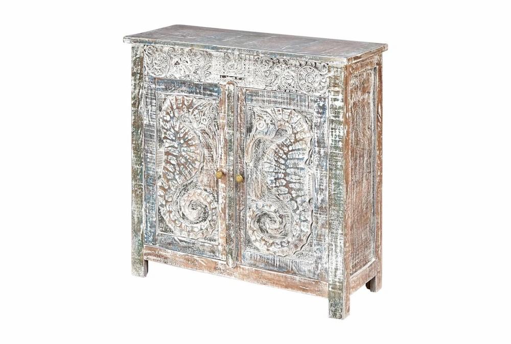 Cabinets + Chests |   Carved Sealife 2 Door Cabinet Cabinets + Chests Cabinets + Chests