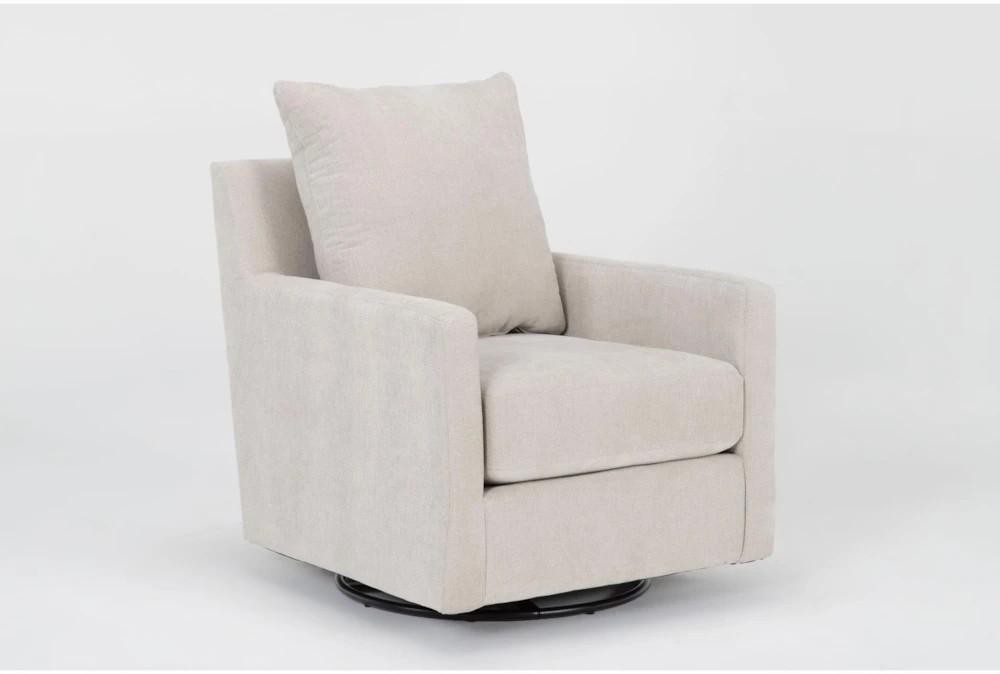 Chairs |   Bonaterra Sand Beige Fabric Swivel Glider Arm Chair Chairs Chairs