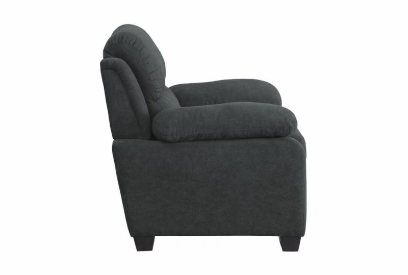 Chairs |   Bryn Dark Grey Fabric Chair Chairs Chairs