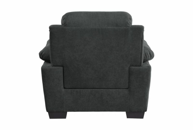 Chairs |   Bryn Dark Grey Fabric Chair Chairs Chairs