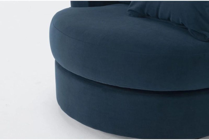 Chairs |   Delano Ash Swivel 40″ Fabric Velvet Chair Chairs Chairs