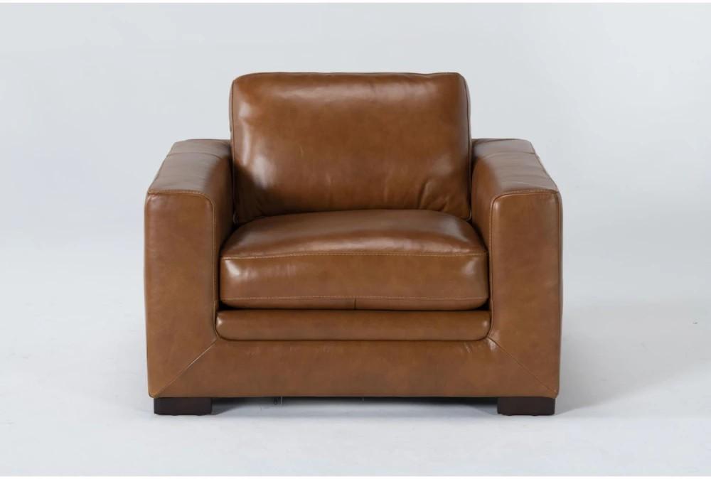 Chairs |   Mason Brown Leather Arm Chair Chairs Chairs