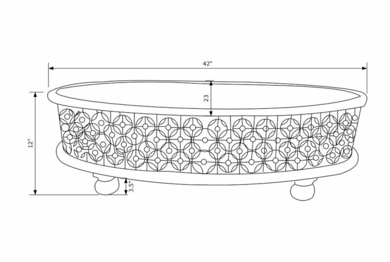 Coffee Tables |   Isabella Natural Oval Coffee Table Coffee Tables Coffee Tables