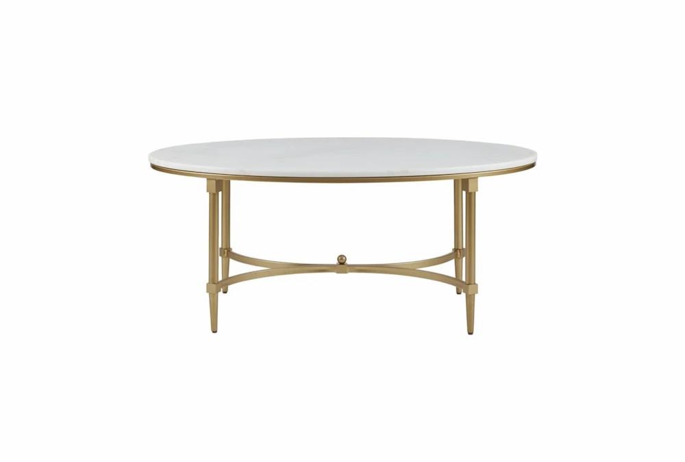 Coffee Tables |   Lilly White Marble Oval Coffee Table Coffee Tables Coffee Tables