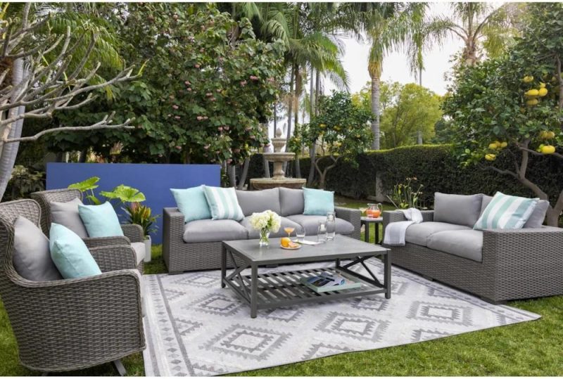 Coffee Tables |   Sanibel Grey Rectangle Outdoor Coffee Table Coffee Tables Coffee Tables