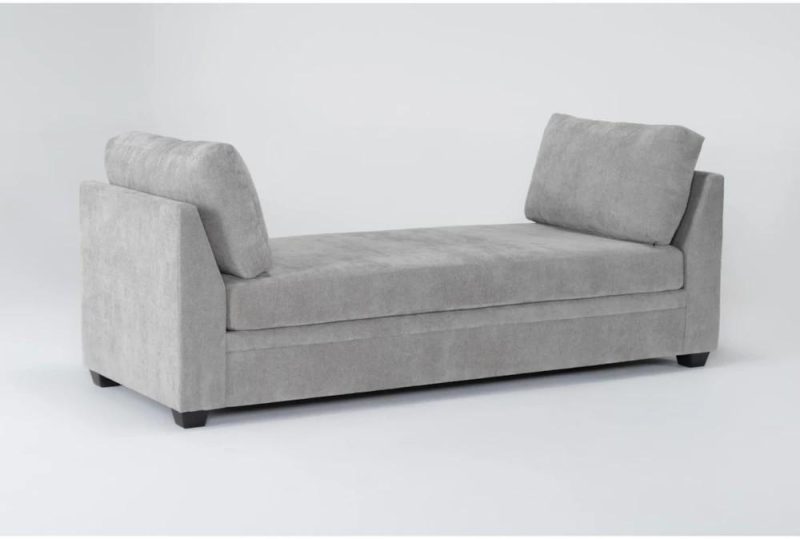 Daybeds |   Bonaterra Dove Grey Fabric 87″ Chaise Lounge Chaise Lounges Chaise Lounges