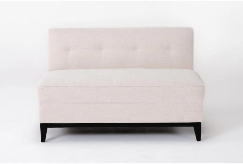 Daybeds |   Holden 51″ Fabric Beige Chenille VI Settee Daybeds Daybeds