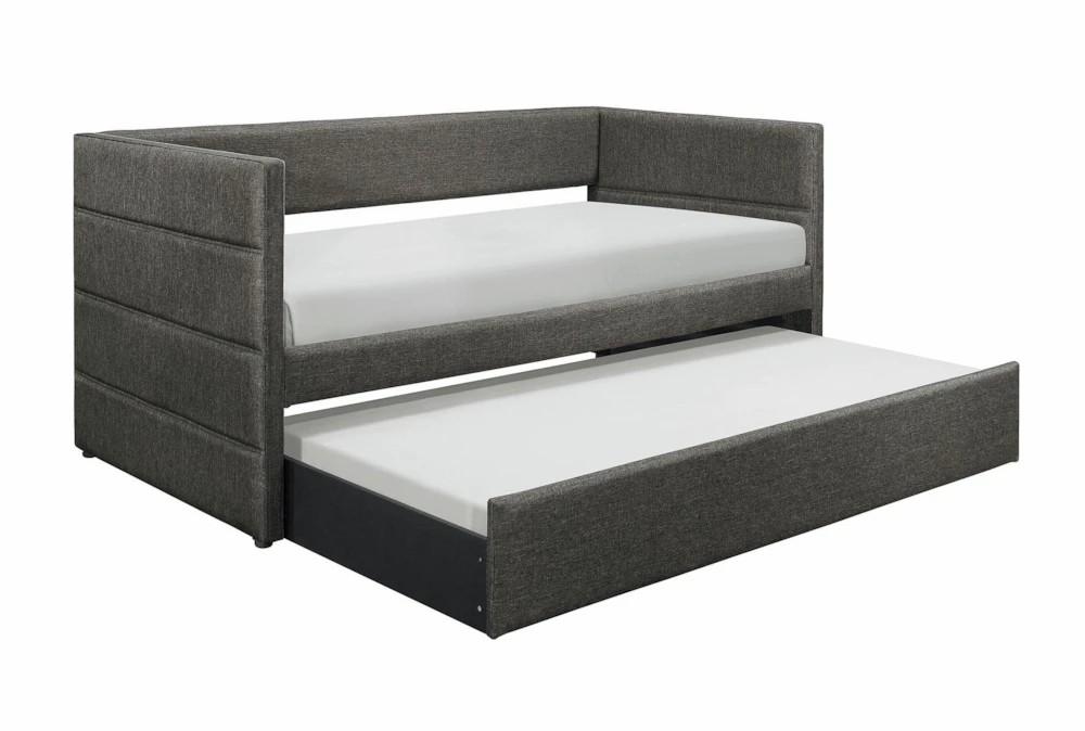 Daybeds |   Meyer Grey Twin Upholstered Daybed With Trundle Daybeds Daybeds