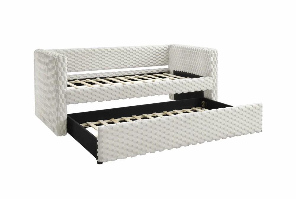 Daybeds |   Moira White Twin Upholstered Daybed With Trundle Daybeds Daybeds