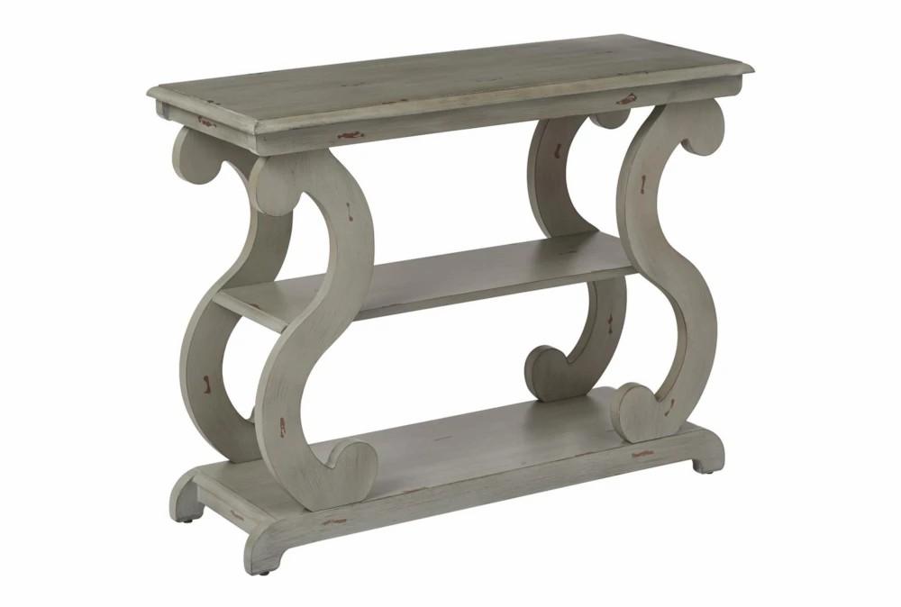 Entryway Furniture |   Candice 36″ Antique Grey Entryway Console Table With Storage Shelves Entryway Furniture Entryway Furniture