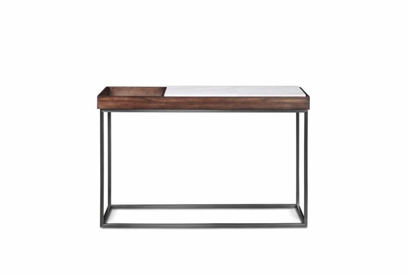 Entryway Furniture |   Ennis 48″ Marble + Tray Top Entryway Console Table Entryway Furniture Entryway Furniture