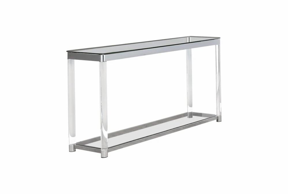 Entryway Furniture |   Giselle 48″ Clear Entryway Console Table Entryway Furniture Entryway Furniture