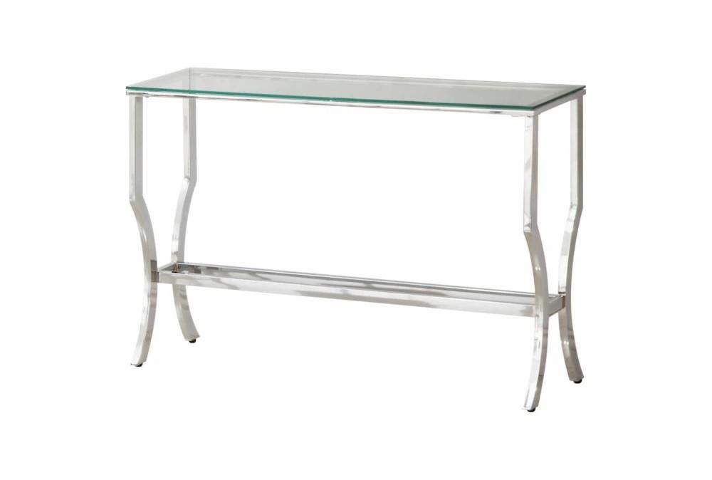 Entryway Furniture |   Jordanna 44″ Silver Entryway Console Table Entryway Furniture Entryway Furniture