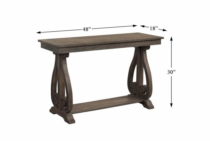 Entryway Furniture |   Lex 48″ Brown Entryway Console Table Entryway Furniture Entryway Furniture