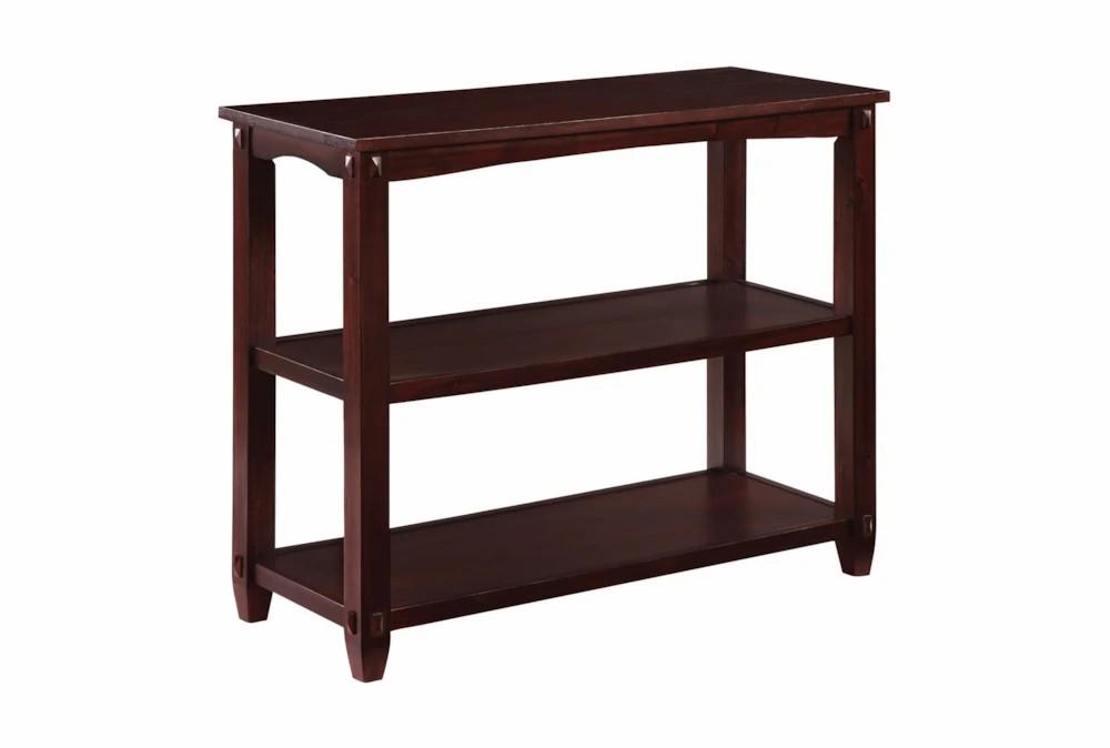 Entryway Furniture |   Morris 36″ Espresso Brown Entryway Console Table With Storage Shelves Entryway Furniture Entryway Furniture