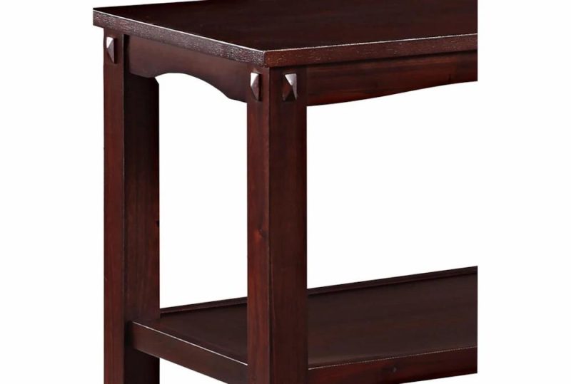 Entryway Furniture |   Morris 36″ Espresso Brown Entryway Console Table With Storage Shelves Entryway Furniture Entryway Furniture