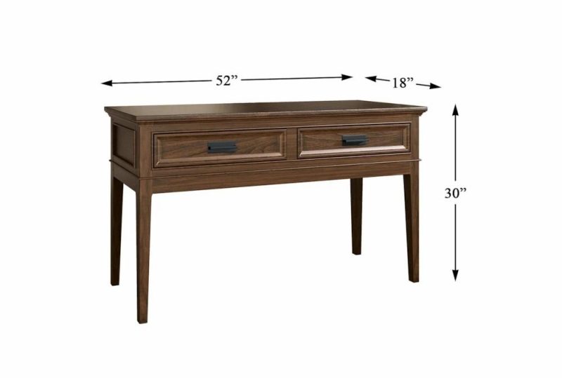 Entryway Furniture |   Rav 52″ Brown Entryway Console Table With Drawers Entryway Furniture Entryway Furniture