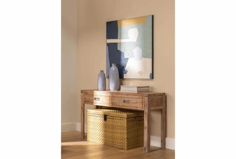 Entryway Furniture |   Sandburst Ii 52″ Natural Entryway Console Table Entryway Furniture Entryway Furniture