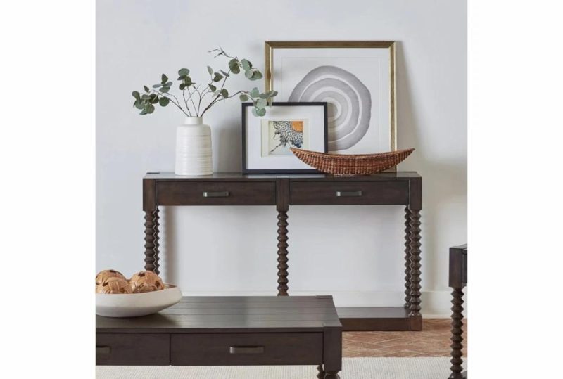 Entryway Furniture |   Santiago 54″ Brown Entryway Console Table Entryway Furniture Entryway Furniture