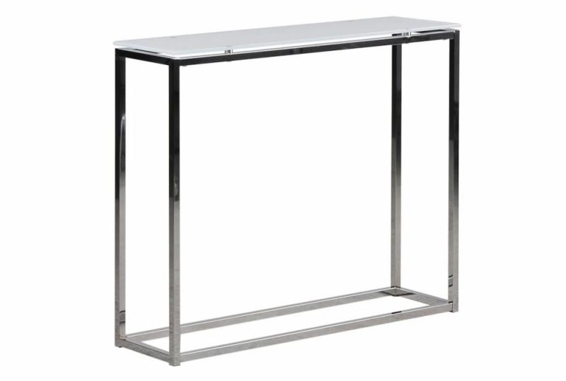 Entryway Furniture |   Shane 36″ Glass Top + Metal Leg Entryway Console Table Entryway Furniture Entryway Furniture