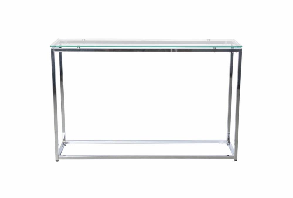 Entryway Furniture |   Shane 47″ Clear Clear Glass 47″ Entryway Console Table Entryway Furniture Entryway Furniture