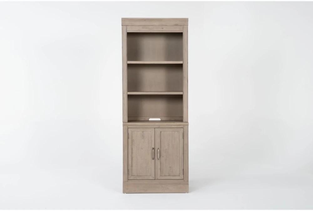 Gaming Furniture |   Cambria 84″ Bookcase Pier with Doors Bookcases Bookcases