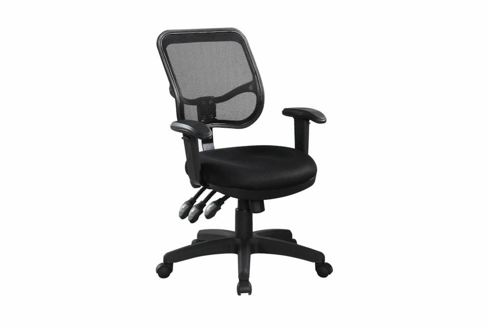 Gaming Furniture |   Odam Black Mesh Adjustable Rolling Office Desk Chair Gaming Furniture Gaming Furniture