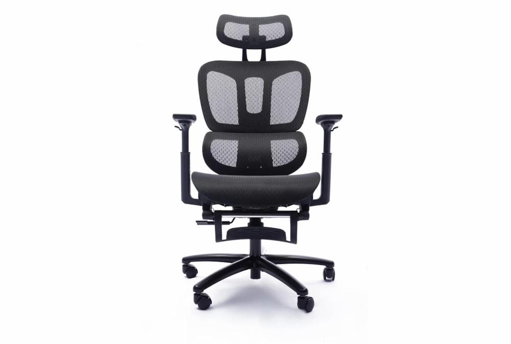 Gaming Furniture |   Sealy Black Mesh Rolling Office Desk Chair With Headrest Gaming Furniture Gaming Furniture