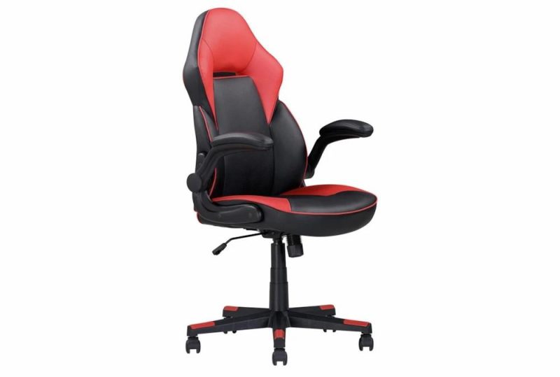 Gaming Furniture |   Sealy Black & Red Rolling Office Gaming Desk Chair Gaming Chairs Gaming Chairs