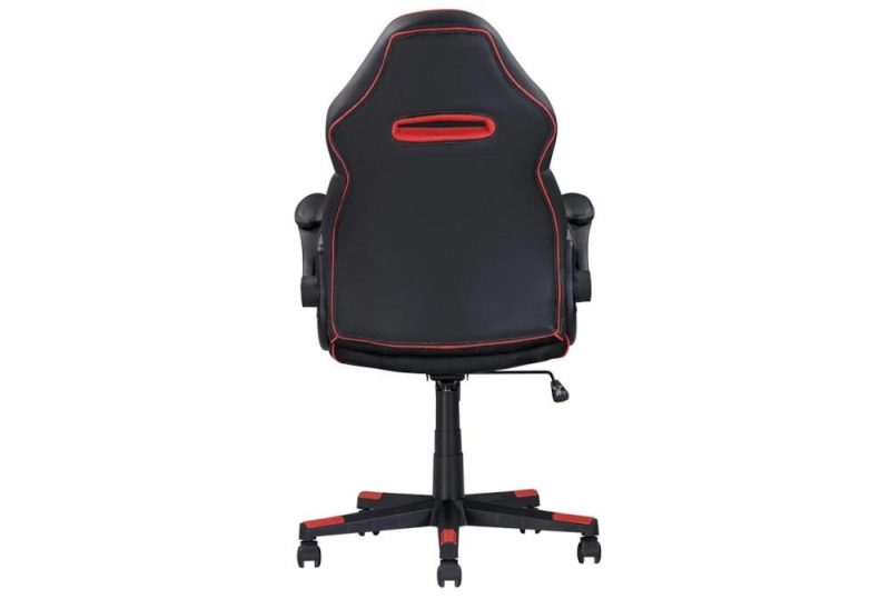 Gaming Furniture |   Sealy Black & Red Rolling Office Gaming Desk Chair Gaming Chairs Gaming Chairs