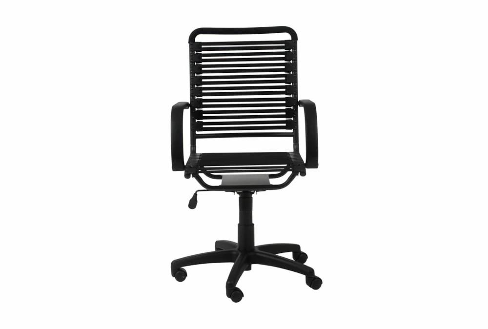 Gaming Furniture |   Uppsala Black And Graphite High Back Flat Bungee Rolling Office Desk Chair Gaming Furniture Gaming Furniture