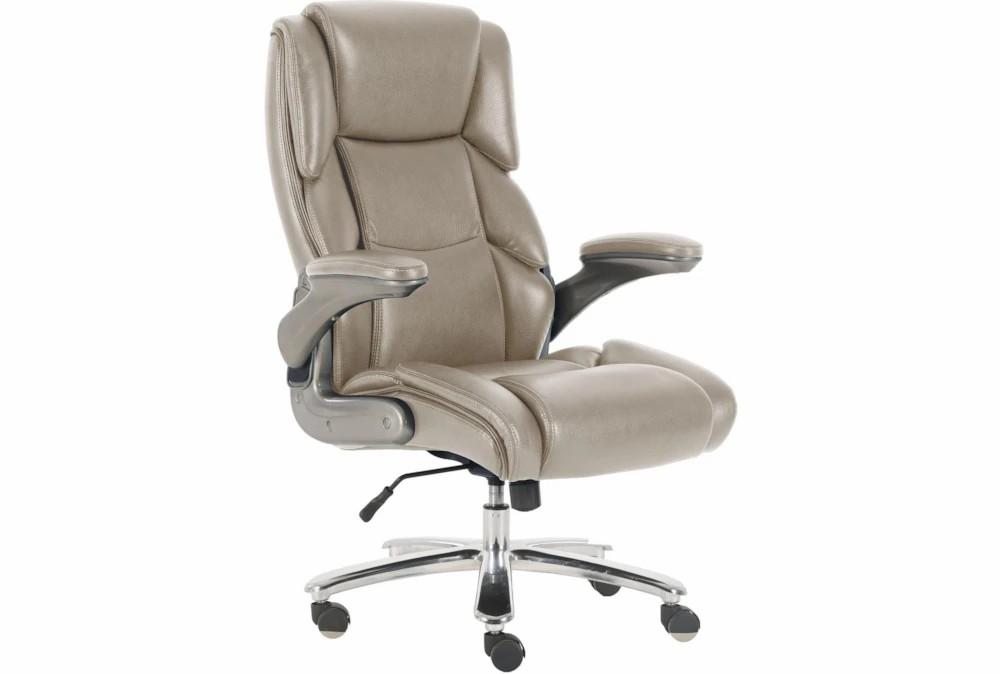 Office Chairs |   Homer Taupe Fabric Rolling Office Desk Chair Home Office Office Chairs