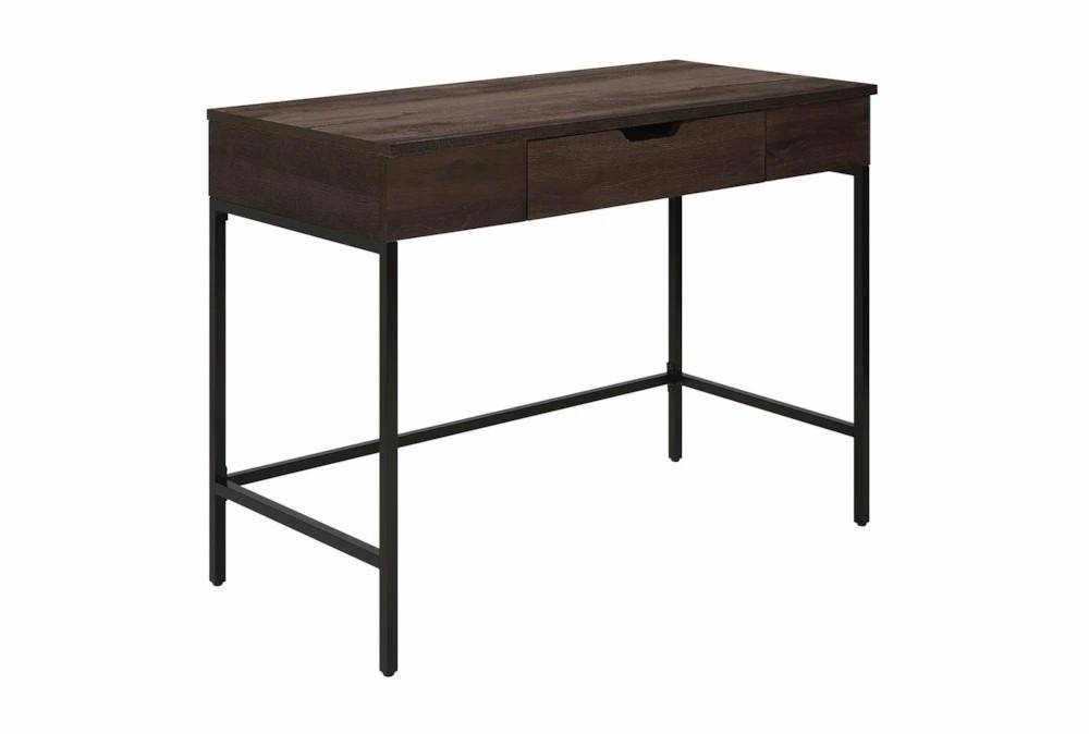 Office Desks |   Barstowe Brown 40″ Lift-Top Adjustable Standing Computer Desk With 1 Drawer + 3 Shelf Storage Gaming Furniture Gaming Furniture