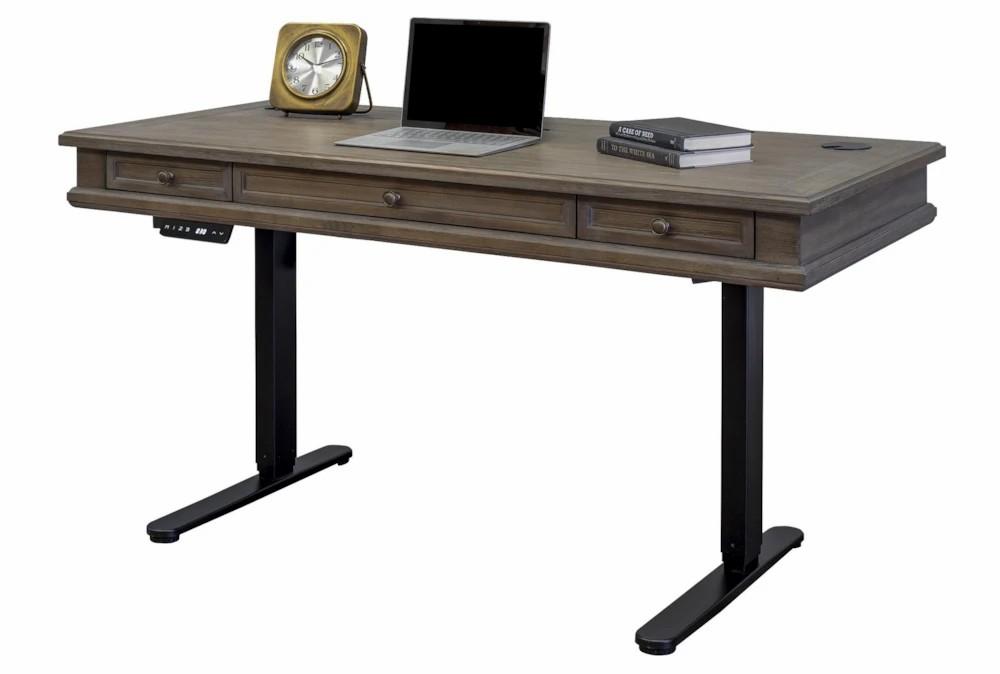 Office Desks |   Delaney Grey Adjustable Standing Desk Home Office Office Desks