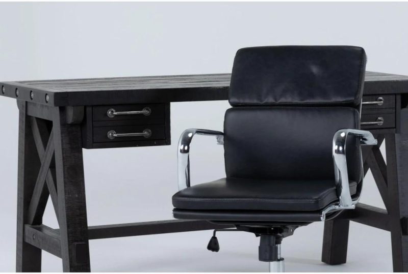 Office Sets |   Jaxon Desk + Moby Black Low Back Rolling Office Chair Home Office Office Sets