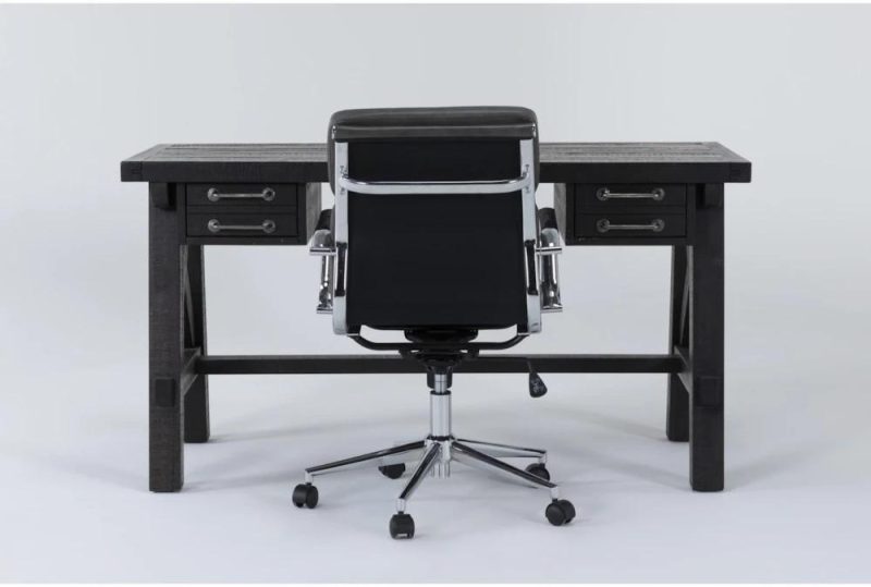 Office Sets |   Jaxon Desk + Moby Grey Low Back Rolling Office Chair Home Office Office Sets