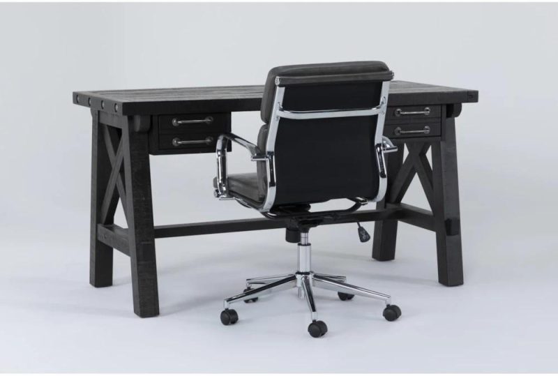 Office Sets |   Jaxon Desk + Moby Grey Low Back Rolling Office Chair Home Office Office Sets