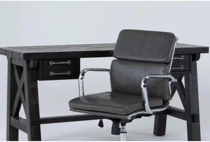 Office Sets |   Jaxon Desk + Moby Grey Low Back Rolling Office Chair Home Office Office Sets