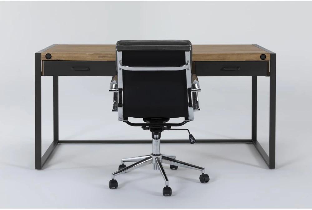 Office Sets |   Whistler Desk + Moby Black Low Back Rolling Office Chair Home Office Office Sets