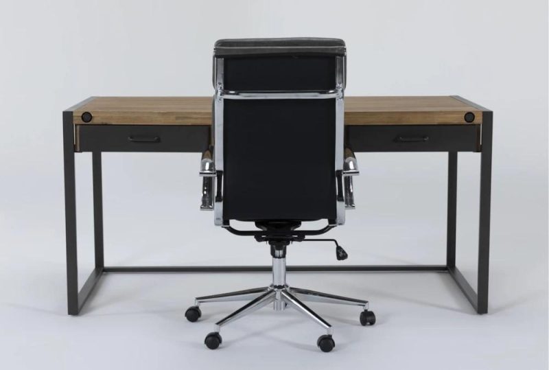 Office Sets |   Whistler Desk+ Moby Grey High Back Rolling Office Chair Home Office Office Sets