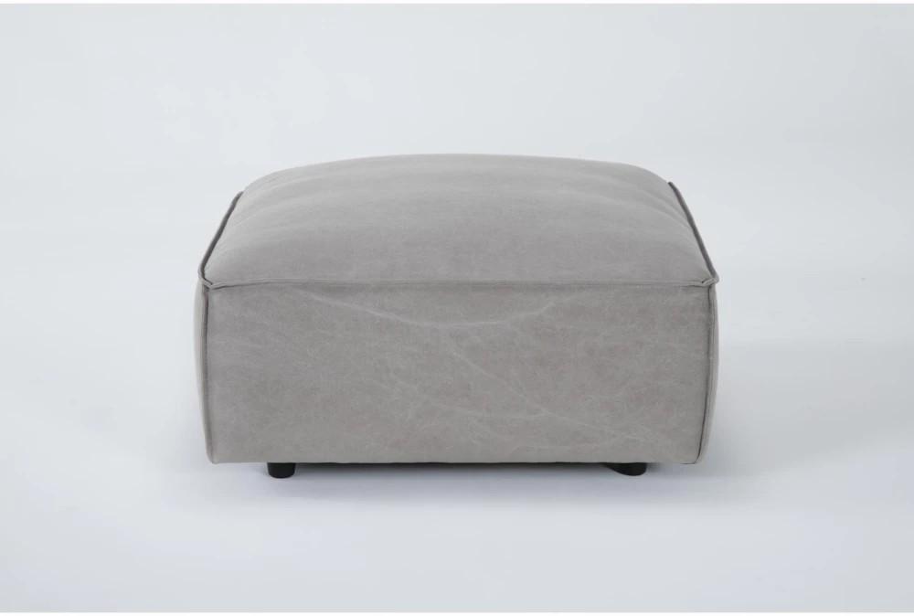 Ottomans + Poufs |   Cisco Grey Fabric Square Ottoman Living Room Ottomans + Poufs